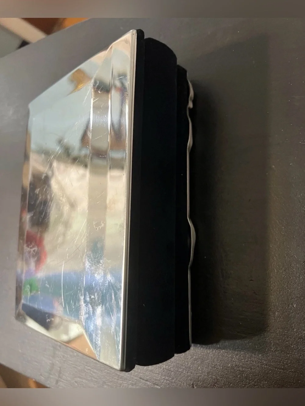 Wedding Photo Album Pewter Frame 80 Photos 4x6 Bells Roses Velvet Cover 90s Read